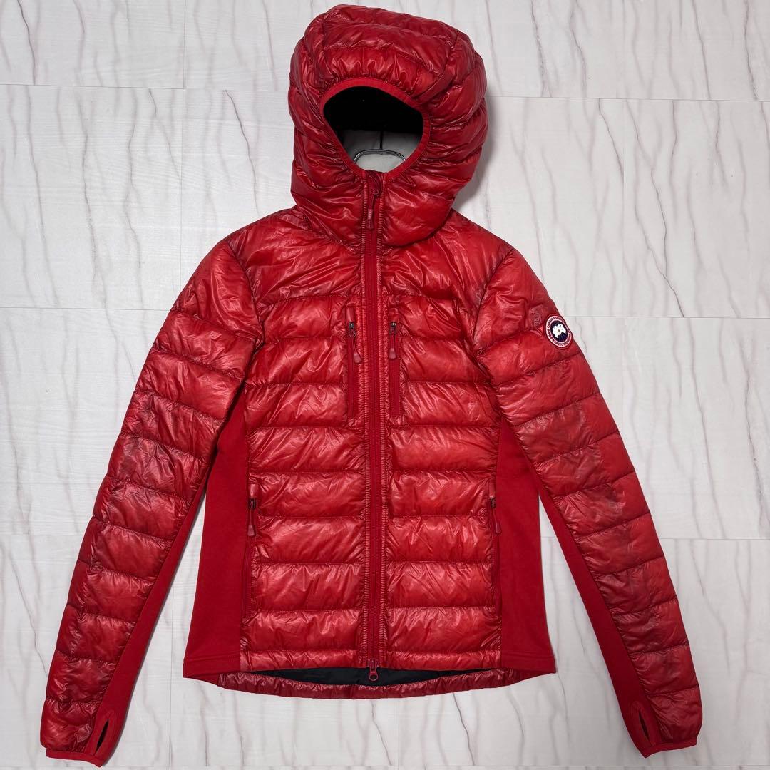   HYBRIDGE LITE HOODY レッド 黒 M