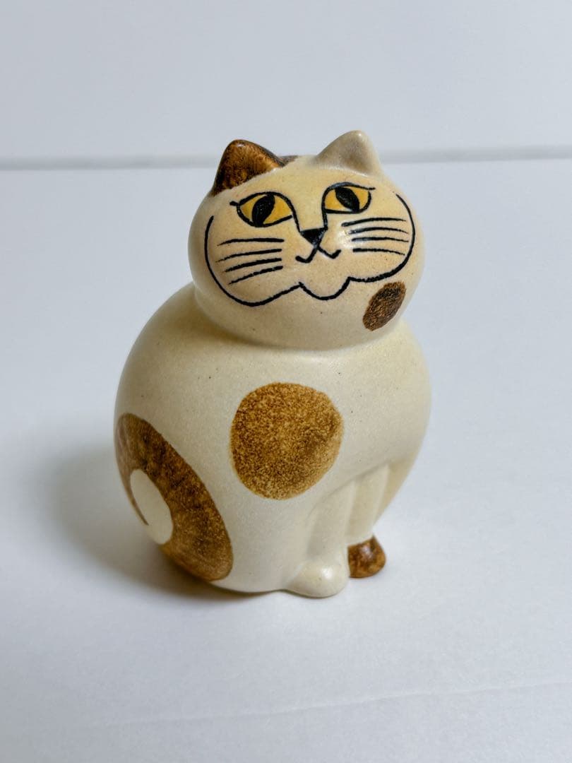 リサラーソン Lisa Larson mia ねこのぶち　ブラウン　片足ソックス