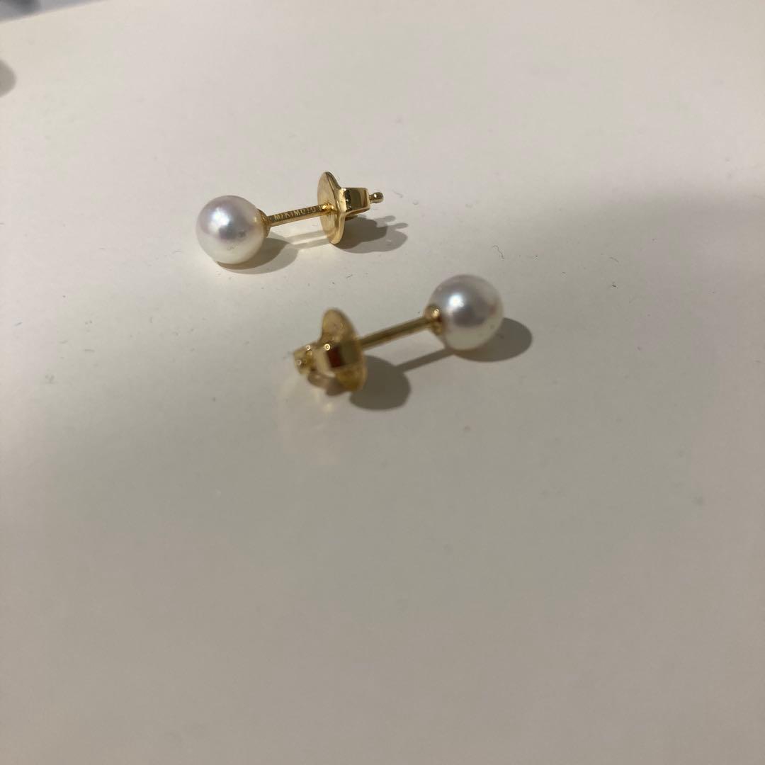 Mikimoto 定番　K18 パールピアス