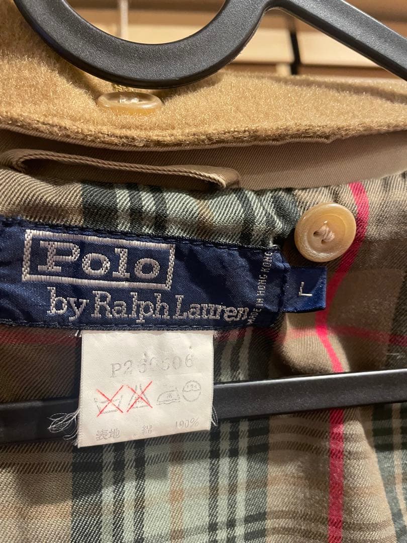 ラルフローレン　トレンチコート　90年代　Lサイズ　古着