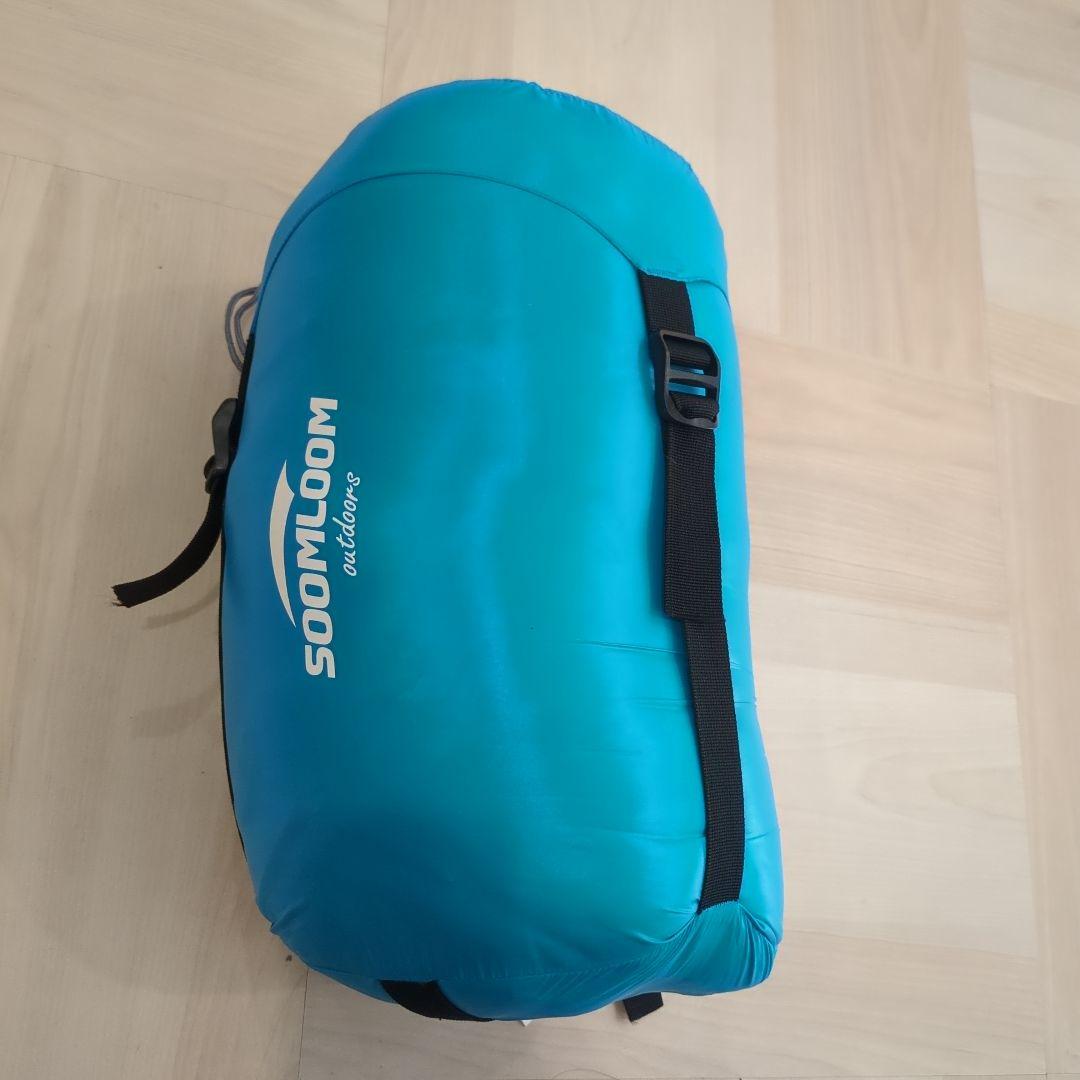 1200g -15℃対応Soomloomマミー型ダウン650FP寝袋シュラフ
