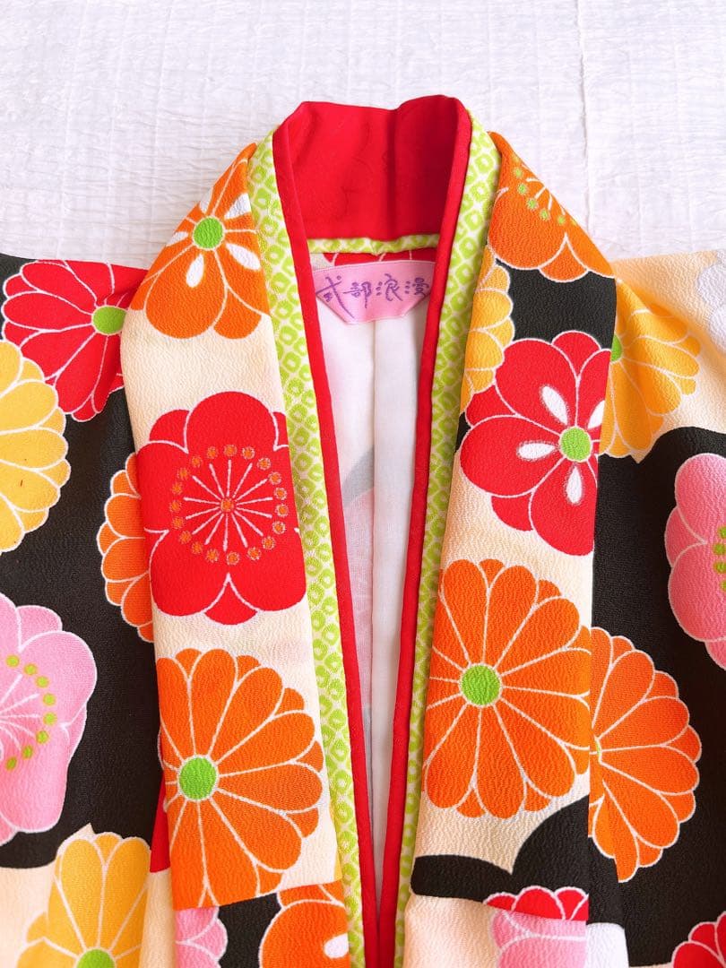 七五三 3歳着物 被布セット 化繊 式部浪漫