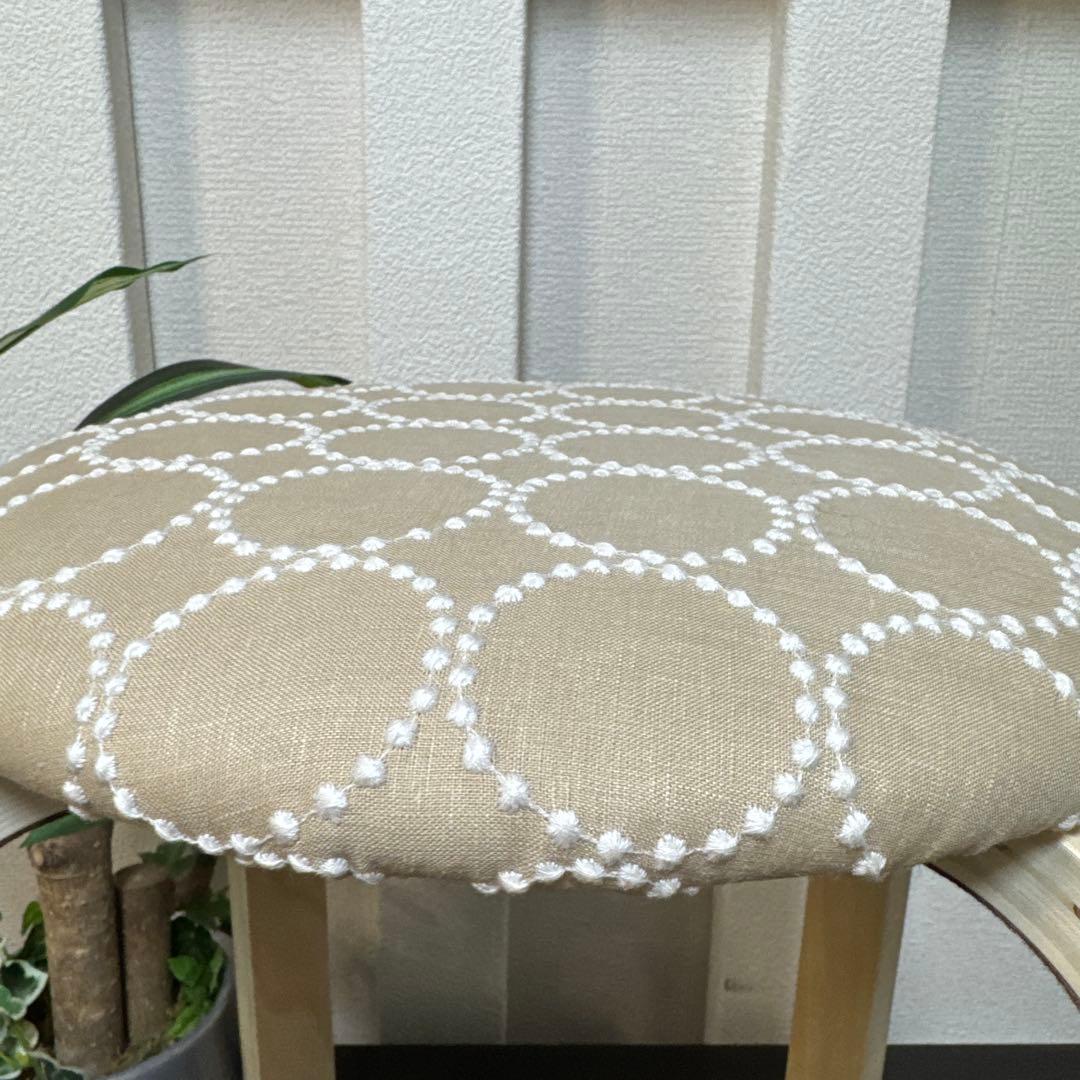 ミナペルホネン タンバリン　スツール　ハンドメイド