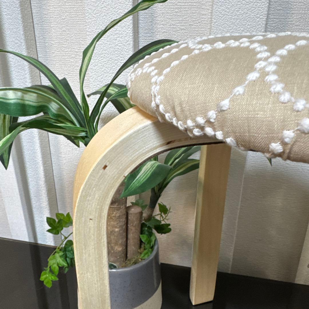 ミナペルホネン タンバリン　スツール　ハンドメイド