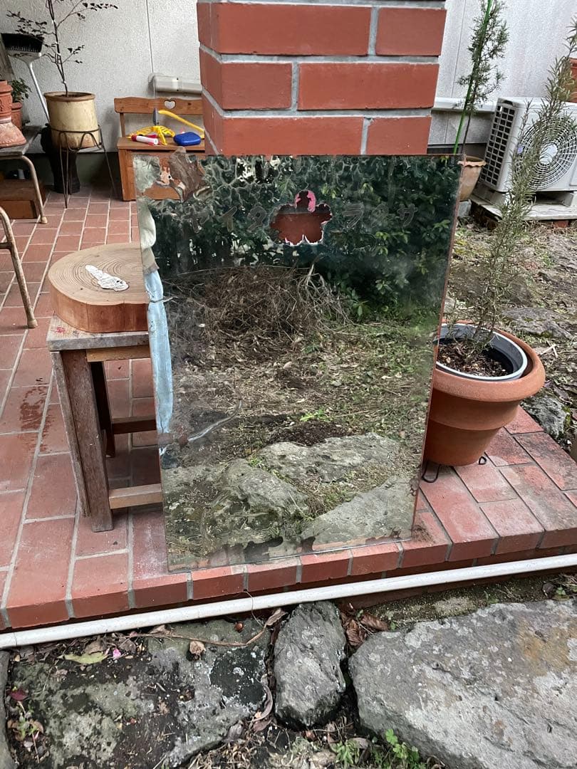 昭和レトロ　サクラタイヤ　大型ミラー