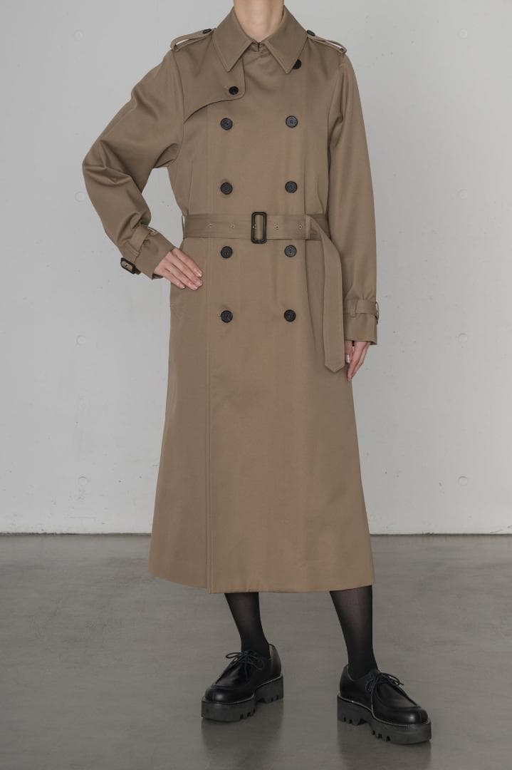 【美品】HYKE トレンチコート レギュラーフィット 17553　Ｍサイズ