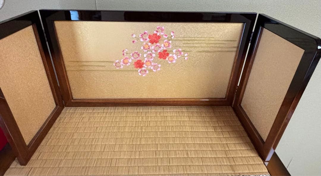 お雛様　屏風