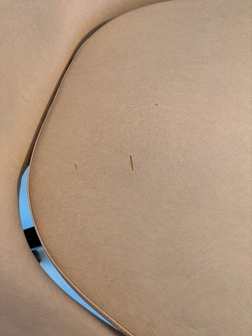 幾何学模様アンティークキャスター椅子