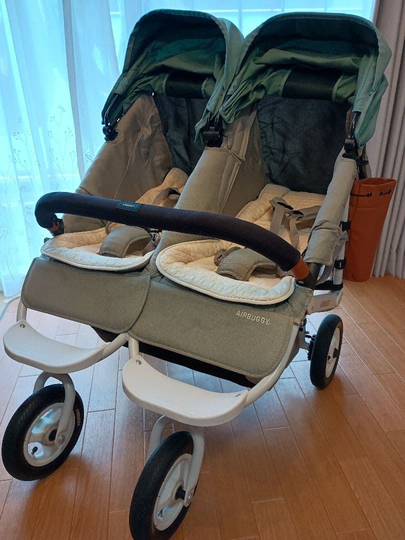 AIRBUGGY ココダブルEX フロムバース クローバー　＋純正オプション5点