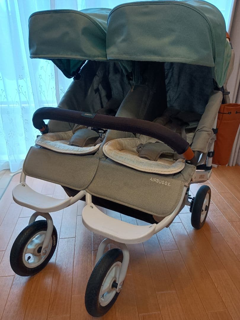 AIRBUGGY ココダブルEX フロムバース クローバー　＋純正オプション5点