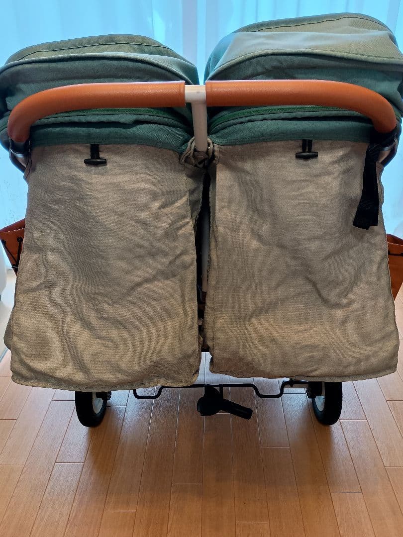 AIRBUGGY ココダブルEX フロムバース クローバー　＋純正オプション5点