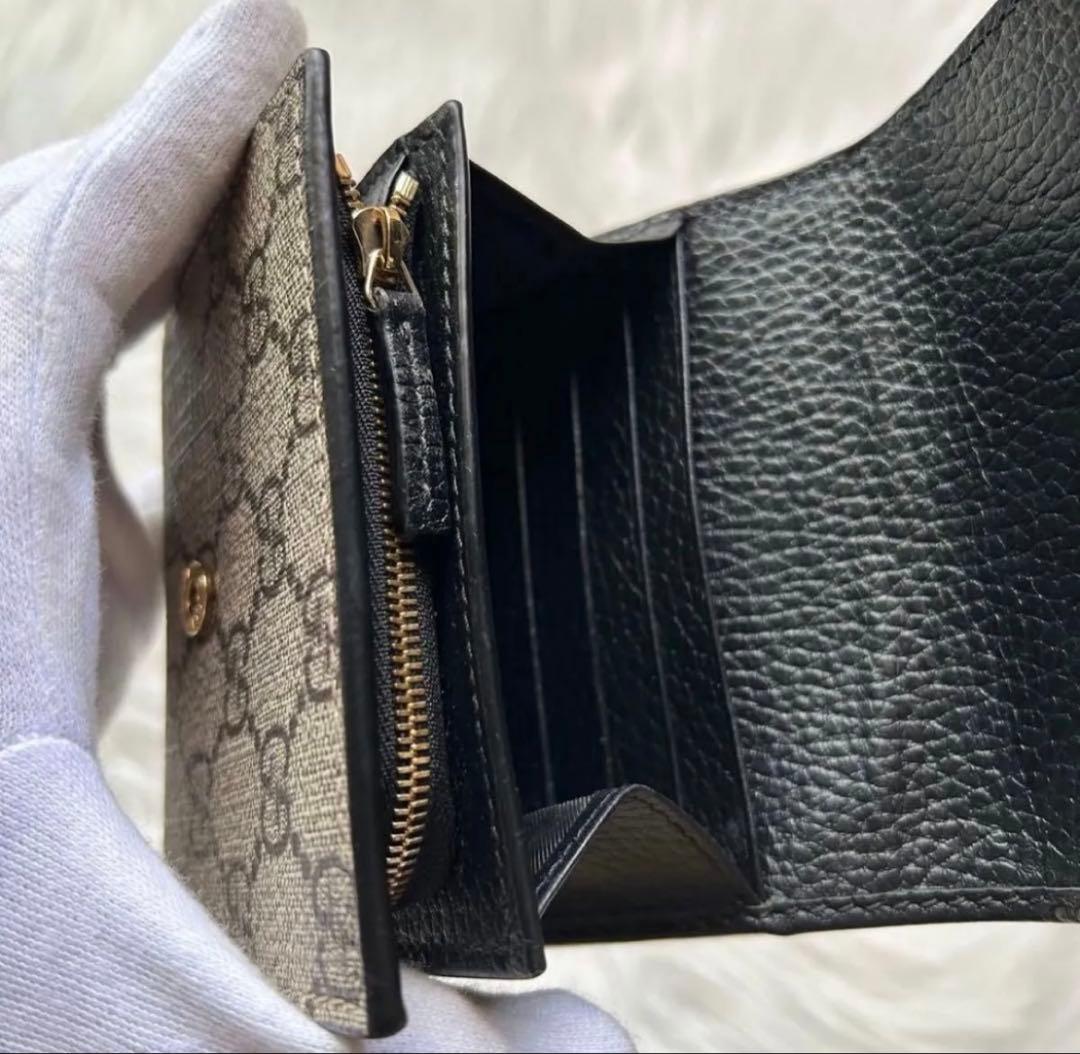 GUCCI 二つ折り財布 GGマーモントミディアム ウォレット