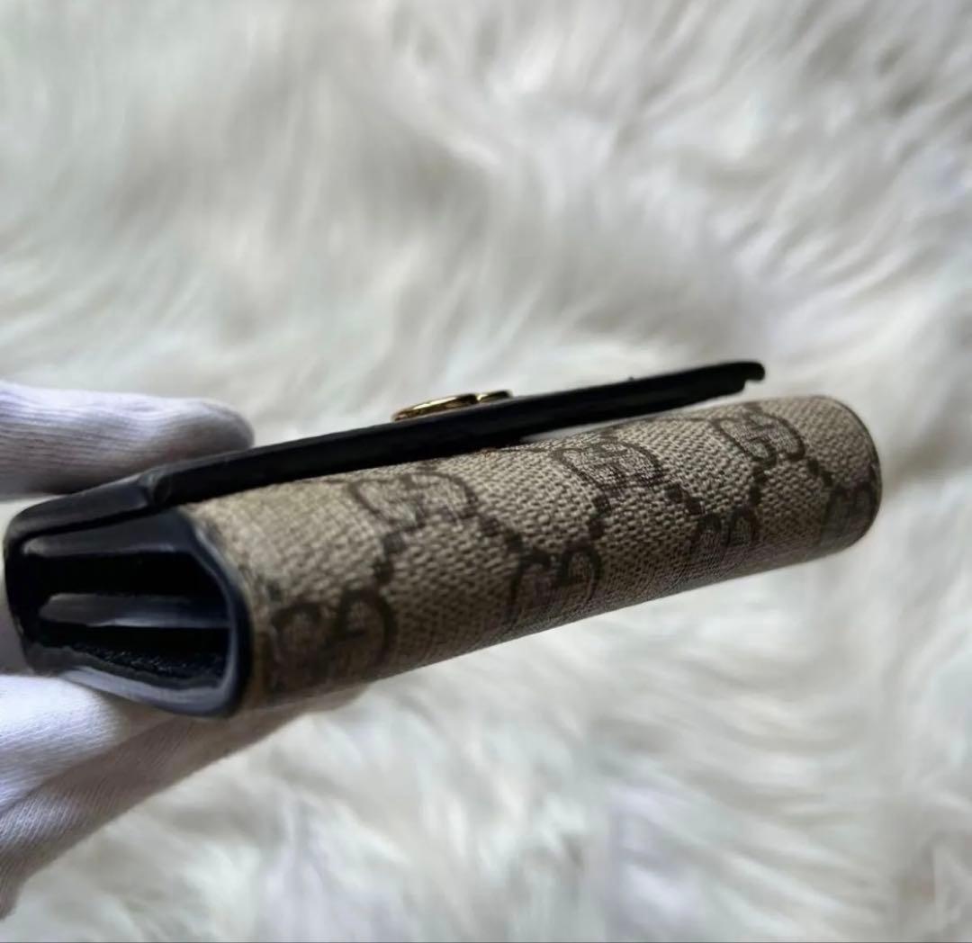 GUCCI 二つ折り財布 GGマーモントミディアム ウォレット