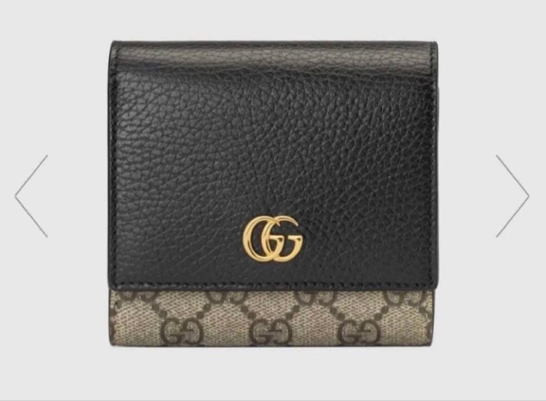 GUCCI 二つ折り財布 GGマーモントミディアム ウォレット