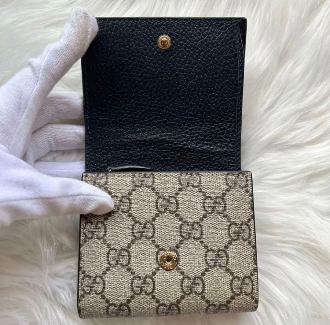 GUCCI 二つ折り財布 GGマーモントミディアム ウォレット