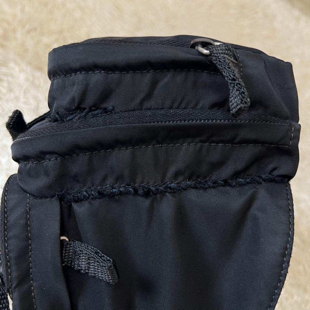 ☆美品☆PRADA プラダ　ボディーバック　ウエストポーチ　ブラック
