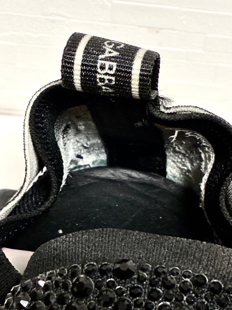 DOLCE&GABBANA スニーカー スパンコール ブラック シルバー 42