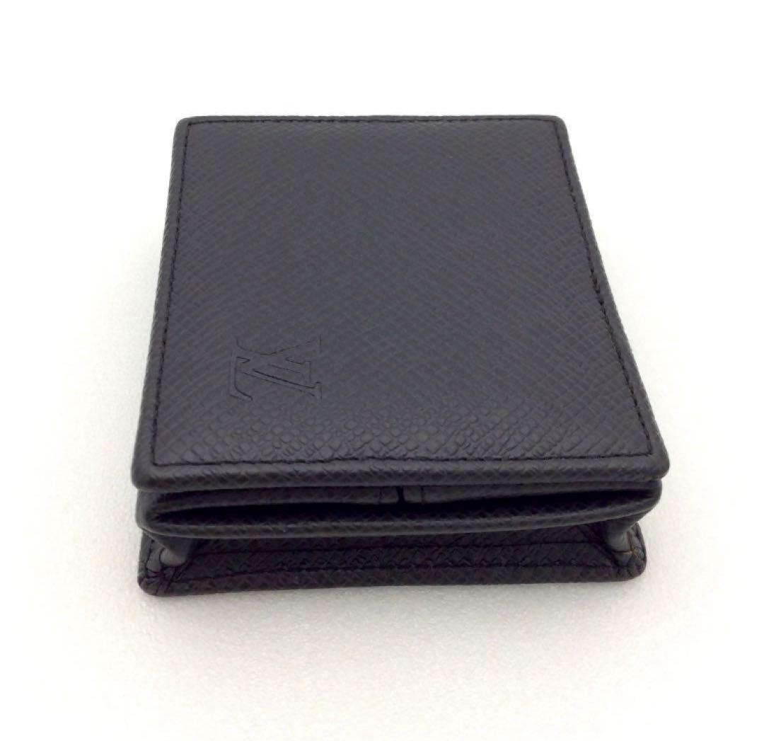 新品同様 ルイヴィトン タイガ 黒 メンズ 小銭入れ ケース ボワット