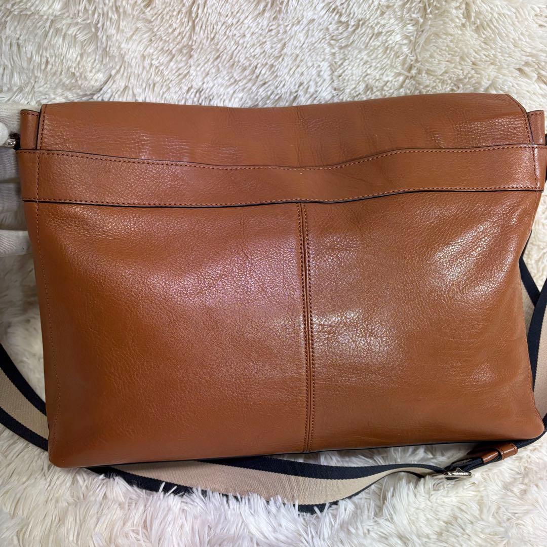 kenken様コーチ サリバン スムース メッセンジャーバッグ ブラウン A4