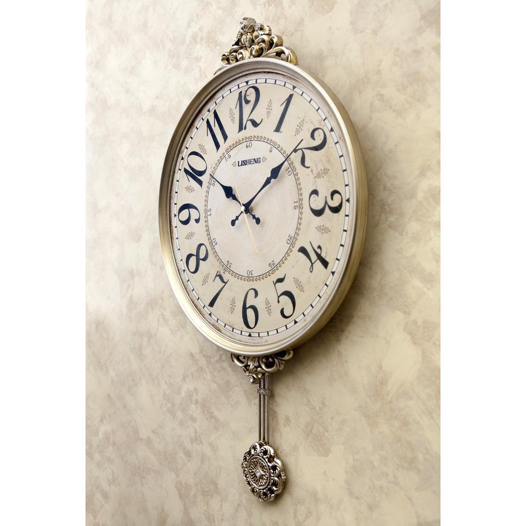 アンティーク調 掛け時計振り子【無音連続秒針付】ビクトリアン パレス