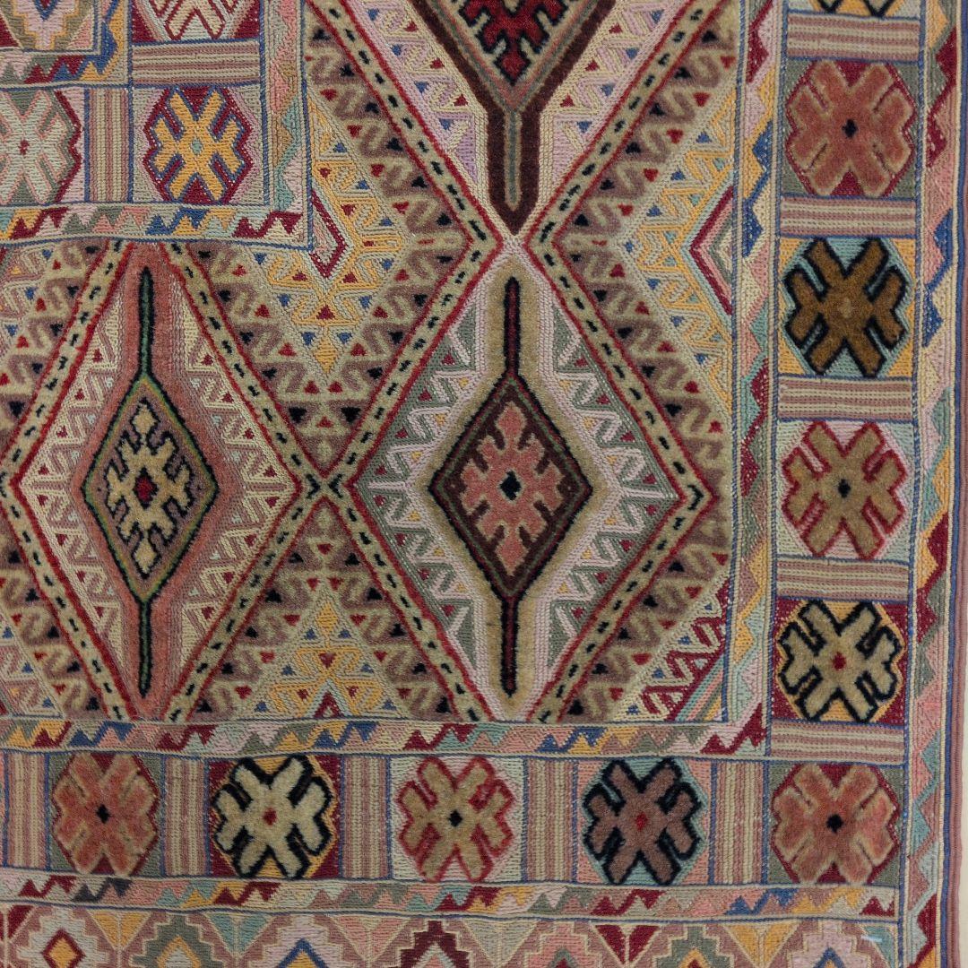 127x169cmアフガニスタン手織りキリム(359)カーペット・じゅうたんラグ