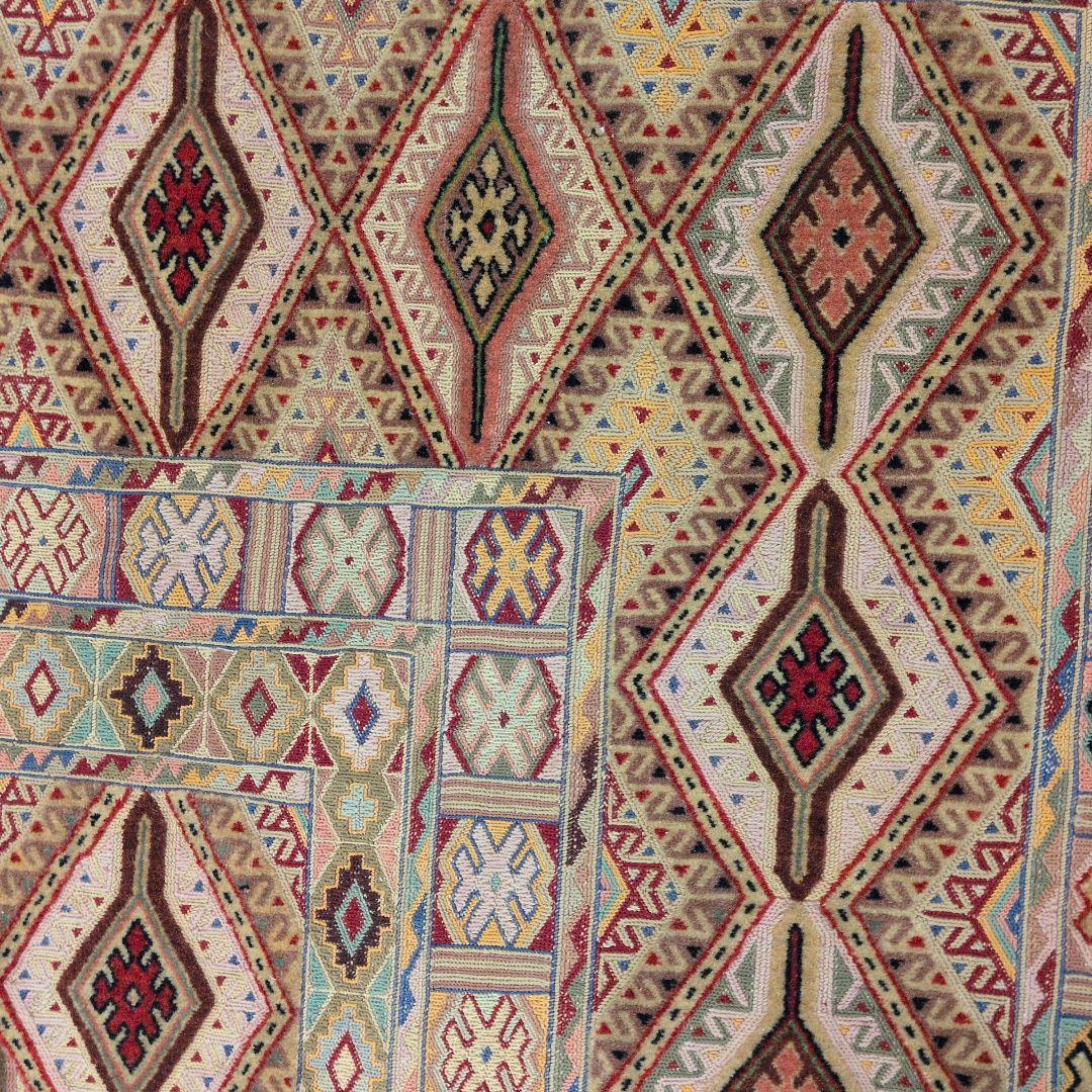 127x169cmアフガニスタン手織りキリム(359)カーペット・じゅうたんラグ