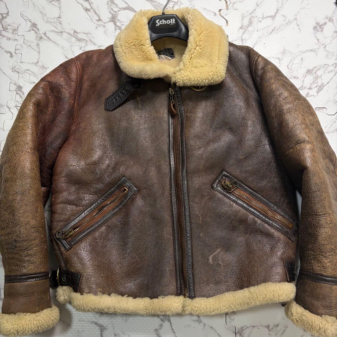 雰囲気抜群✨アヴィレックス B-9 フライトジャケット ムートン 40size