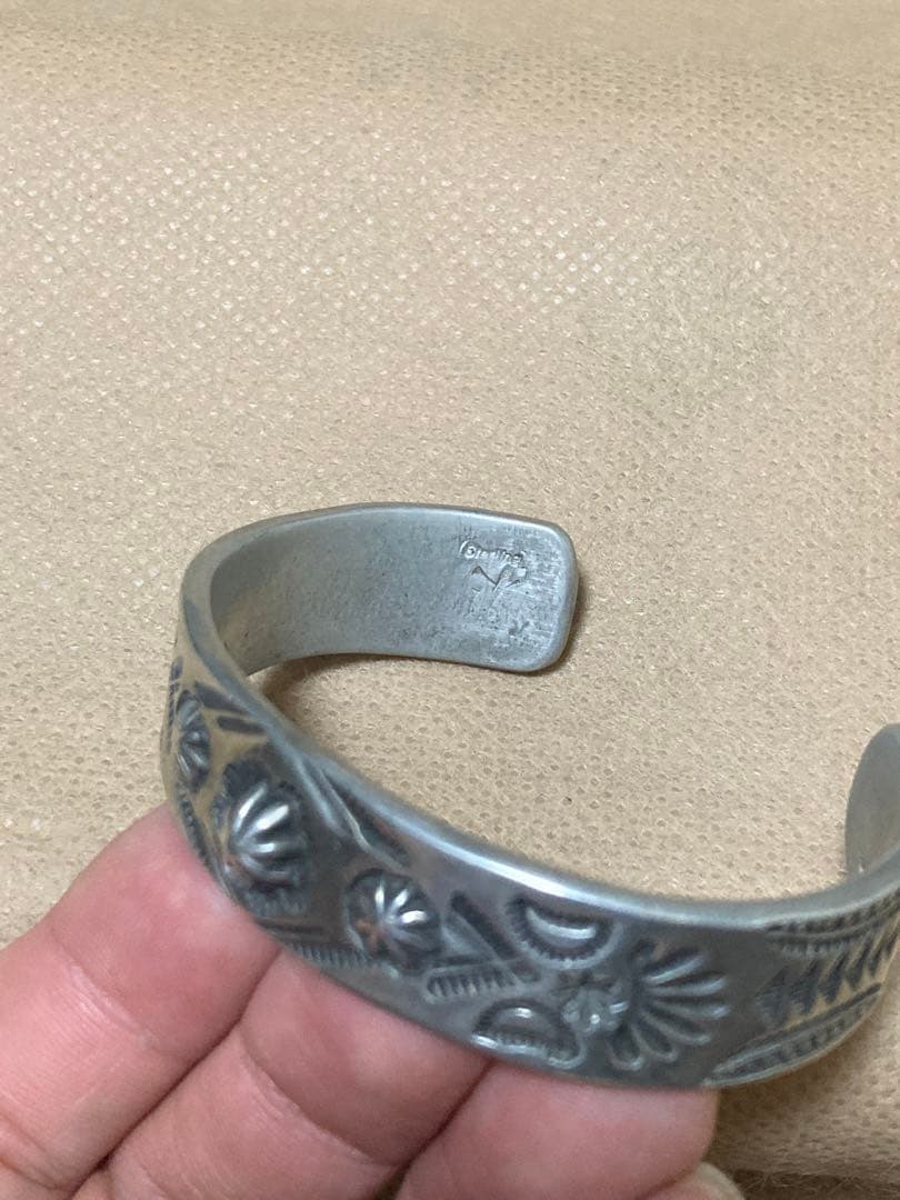 インディアンジュエリー バングル sterling silver