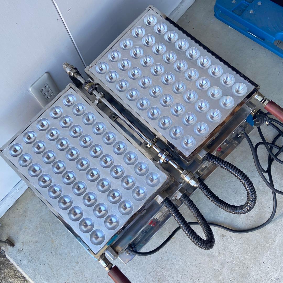 中古品 ベビーカステラ焼器 丸型 パイオニア厨房 100V PK-45