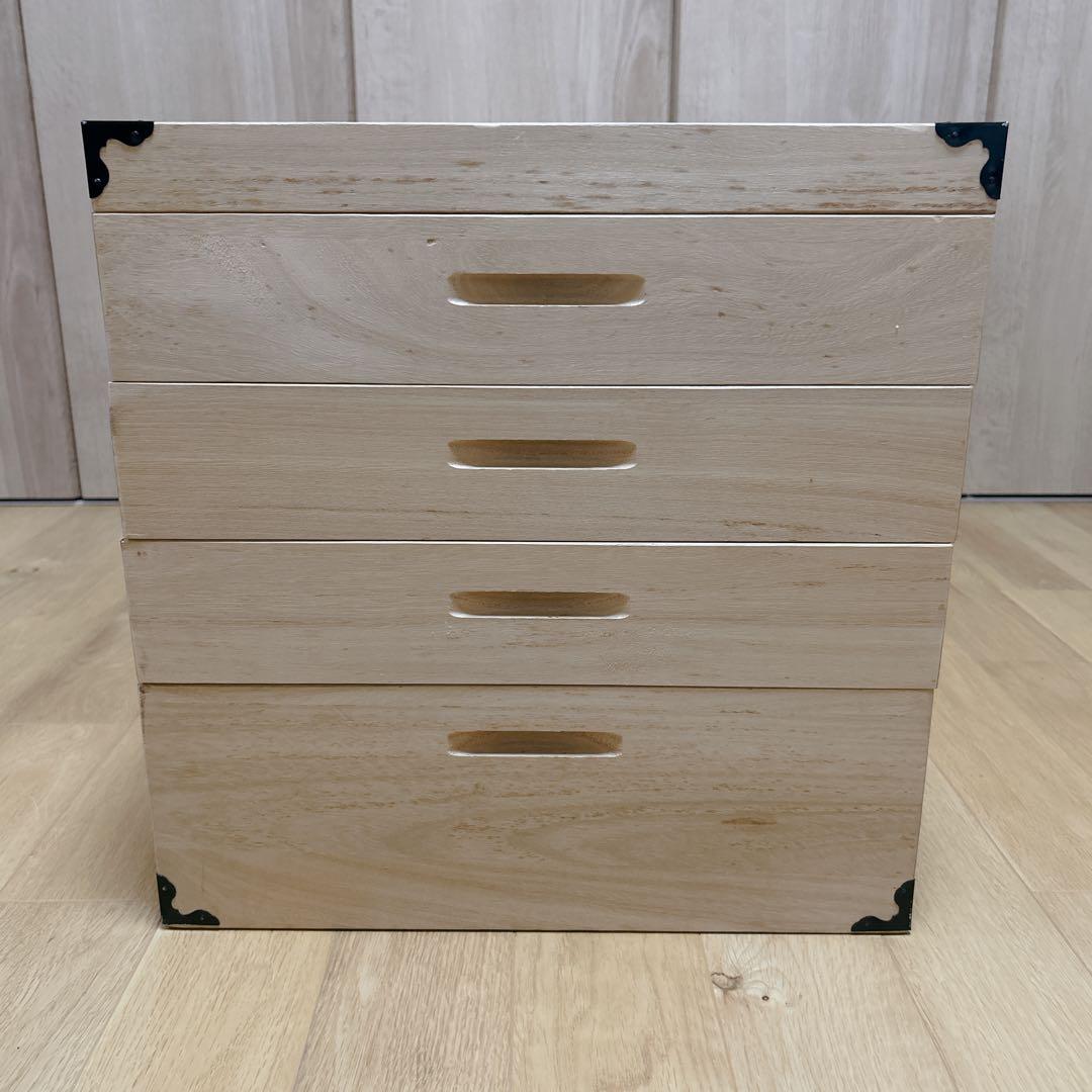 桐 衣装ケース 5段 桐箱 桐ケース 桐箪笥 着物入れ 深型1段 浅型3段 蓋付