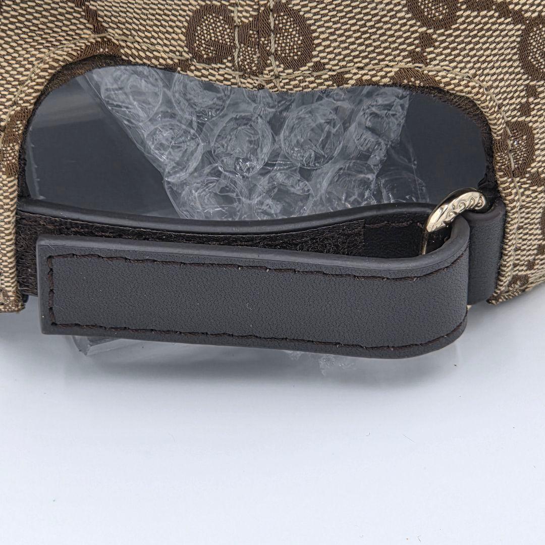【極美品】グッチ　Gucci GG柄　ベージュ　キャンバス ベースボールキャップ