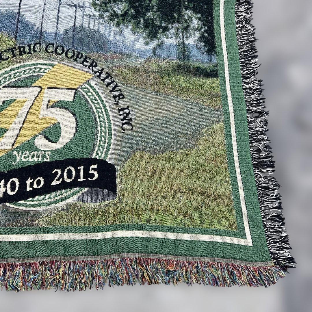 企業系　電力会社　マルチカバー　ソファカバー　ヴィンテージラグ　182x135