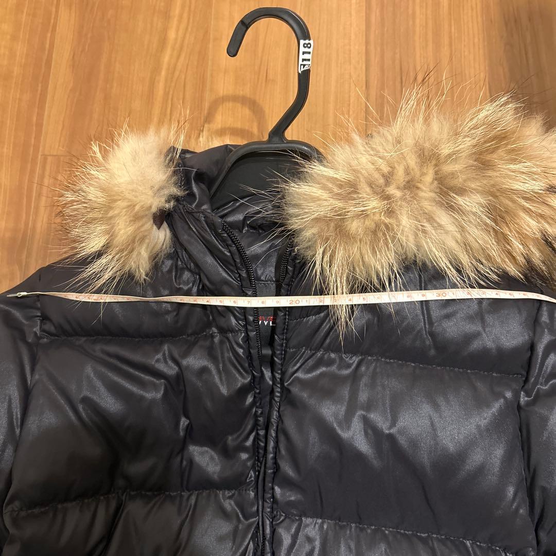 OK　DUVETICA ブラックダウンジャケット 42