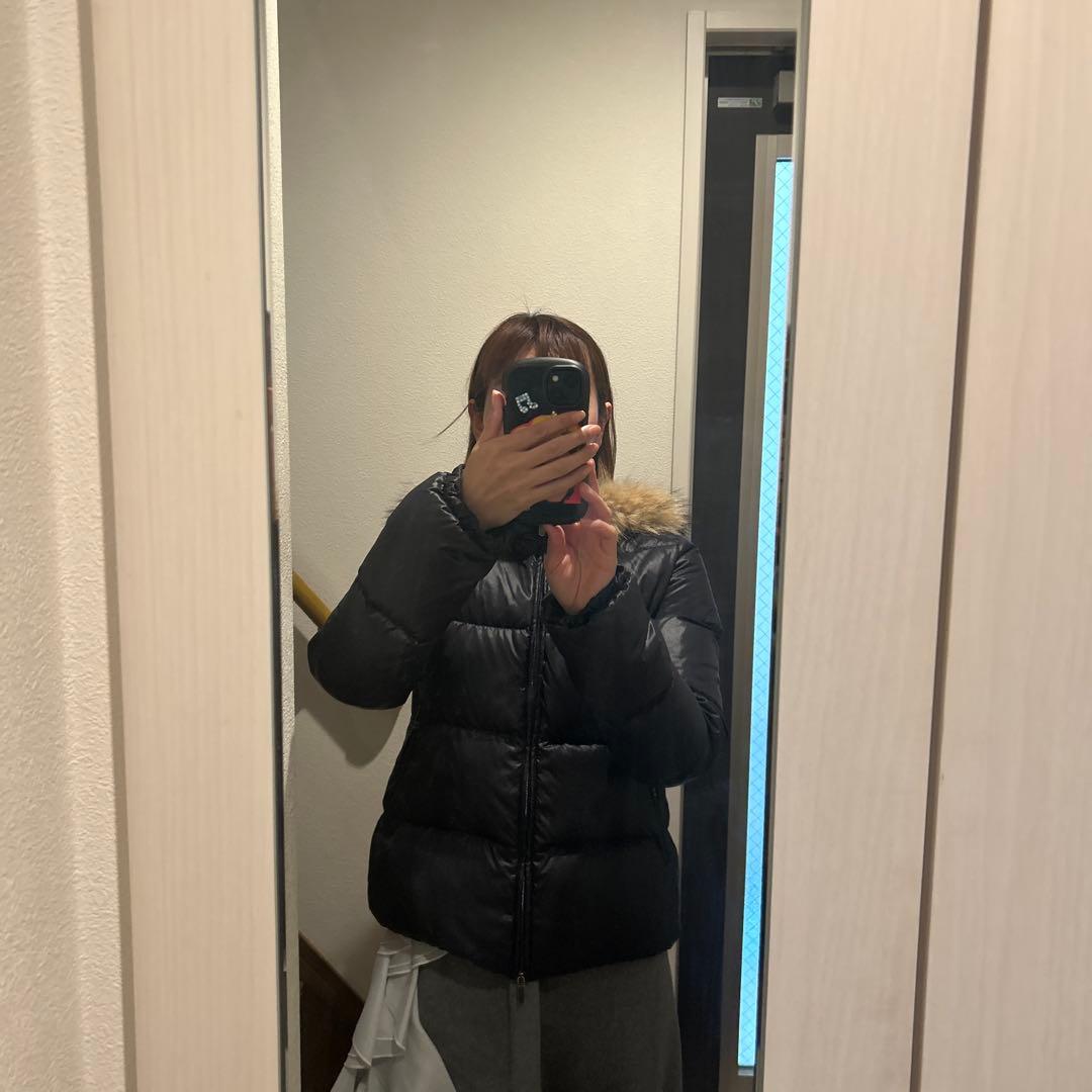 OK　DUVETICA ブラックダウンジャケット 42