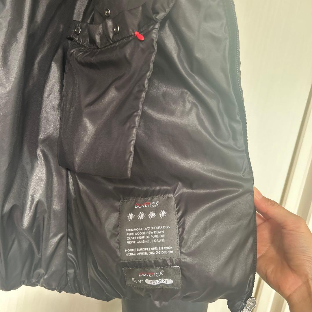 OK　DUVETICA ブラックダウンジャケット 42