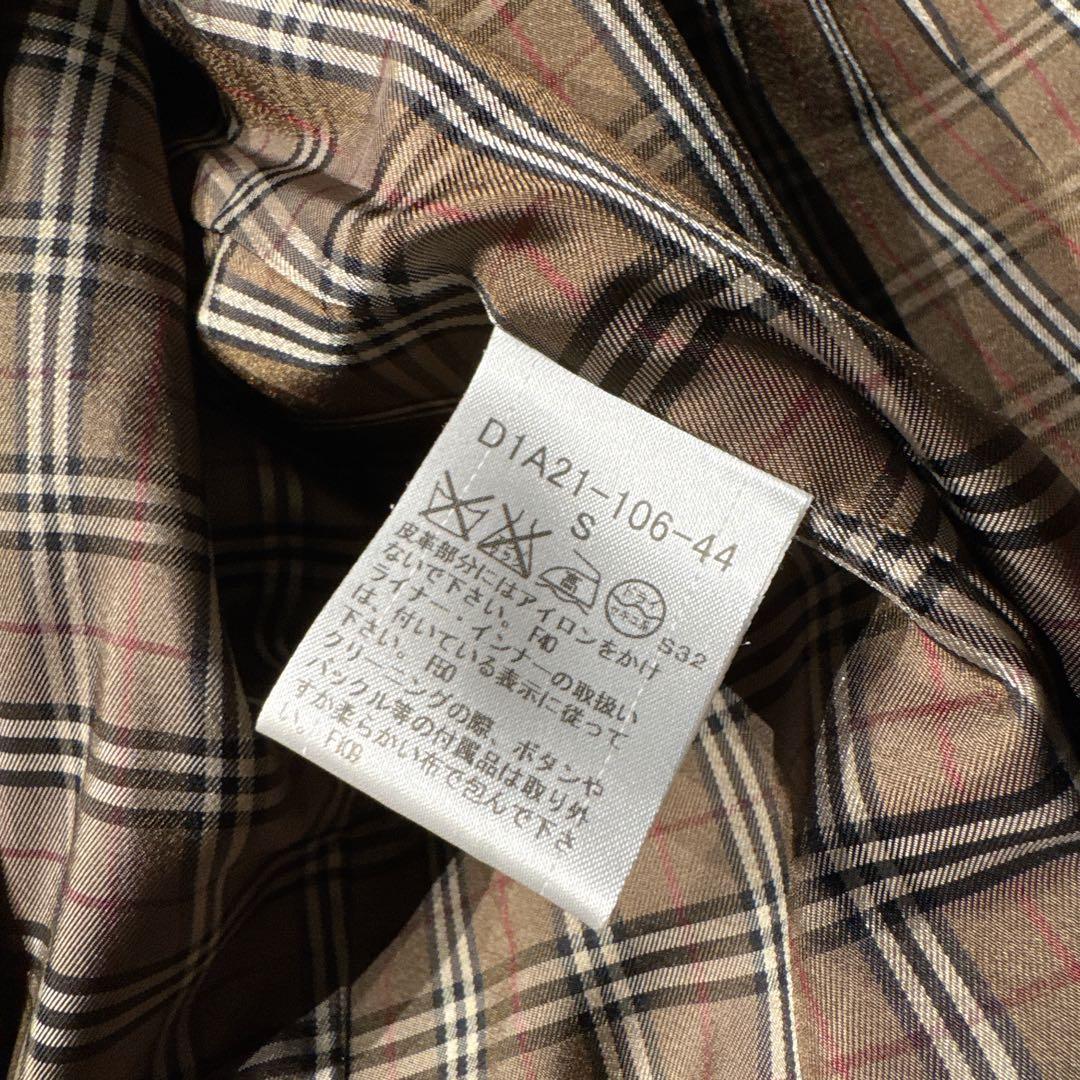 バーバリー ブラックレーベル トレンチコート S ノバチェック