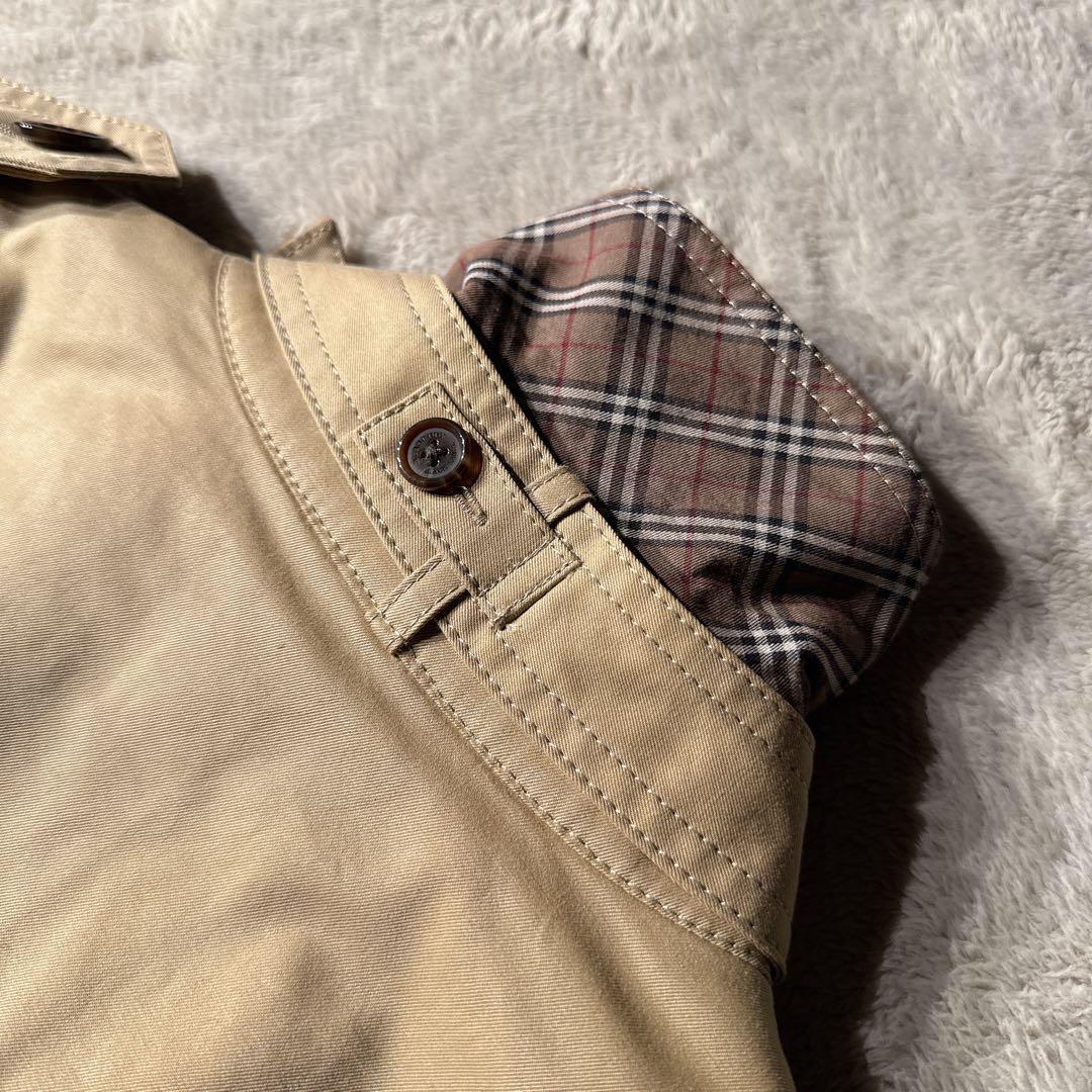 バーバリー ブラックレーベル トレンチコート S ノバチェック