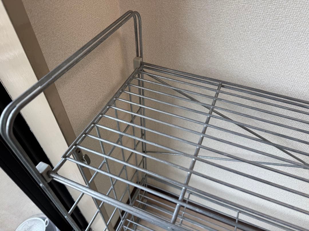 無印良品　溶融亜鉛ガーデンシェルフ・３段組立て式