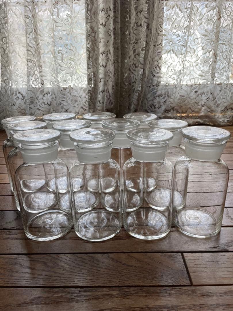 アンティークガラス瓶 薬瓶14本セット