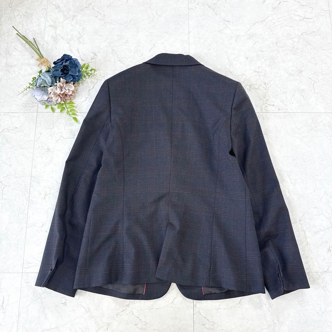 美品☆LES MUES AOKI パンツスーツ　セットアップ　11号　チェック柄