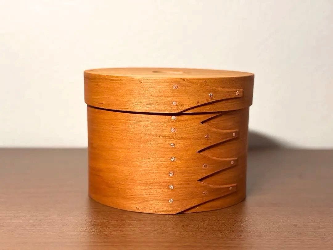 【専用】シェーカーオーバルテッシュボックス縦型 ブラックチェリー