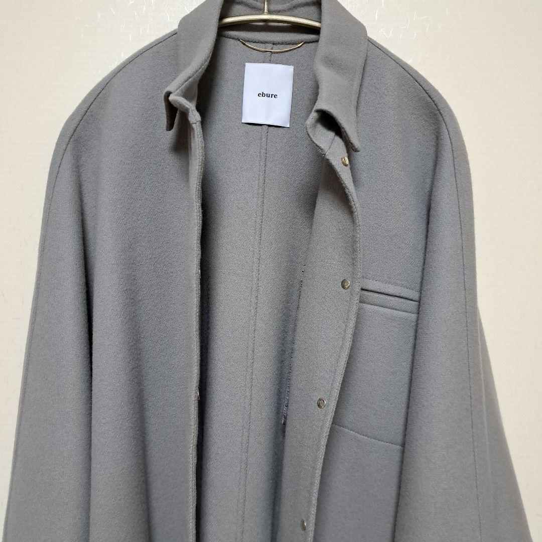 ebure ジロンラムメルトン ロングコート