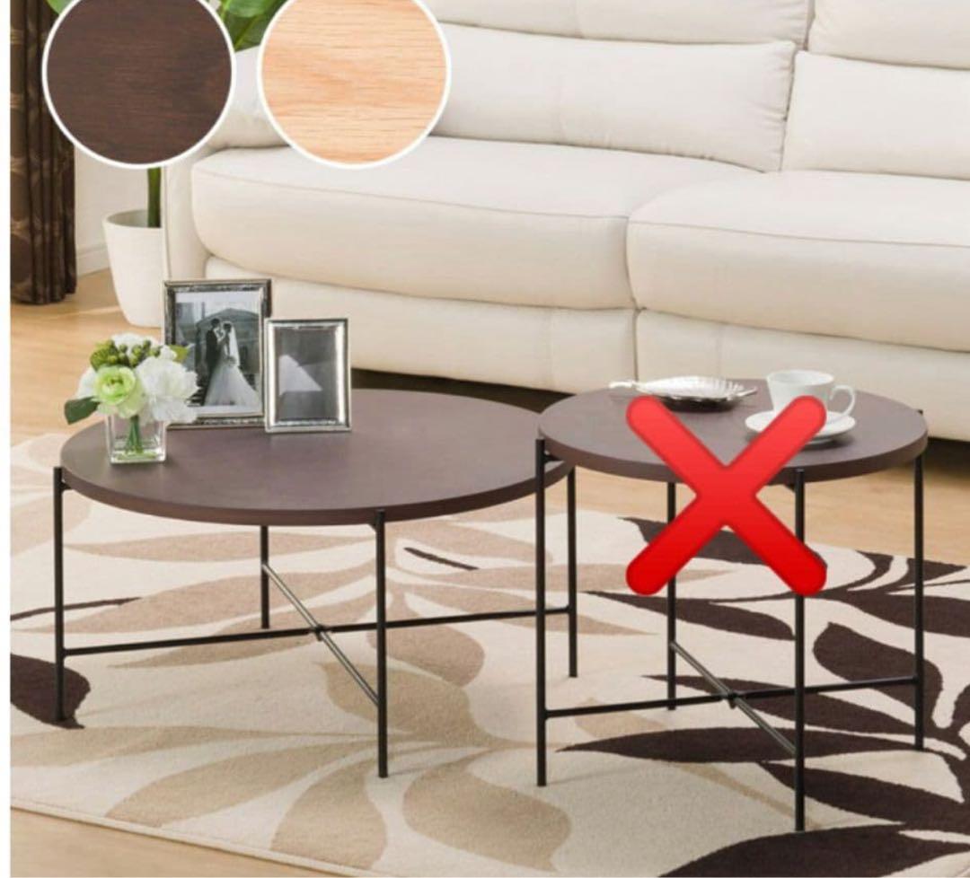 ニトリ　大　円形テーブル　丸型テーブル　ヴェルガー7050