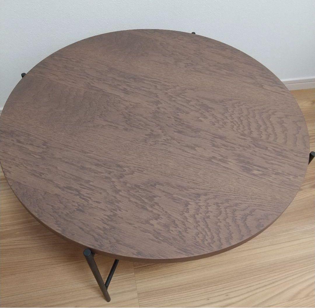 ニトリ　大　円形テーブル　丸型テーブル　ヴェルガー7050