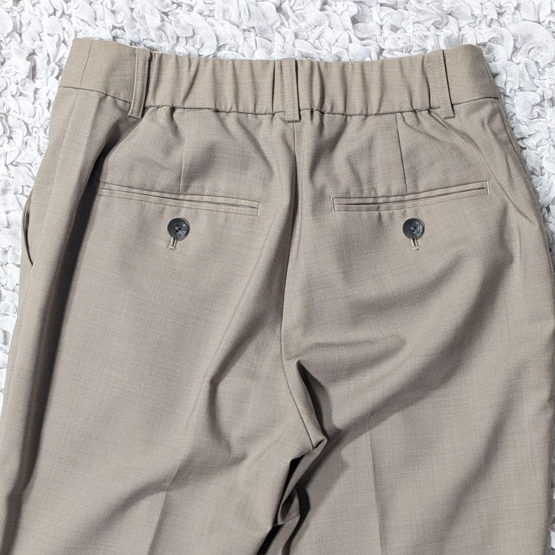 グリーンレーベルリラクシング セットアップ パンツスーツ カチリラ ノーカラー