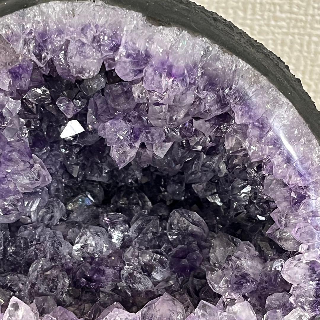 【天然石】アメジスト ドーム 紫水晶 クラスター 原石 パワーストーン 台座付き