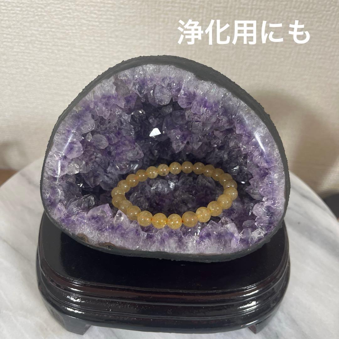 【天然石】アメジスト ドーム 紫水晶 クラスター 原石 パワーストーン 台座付き