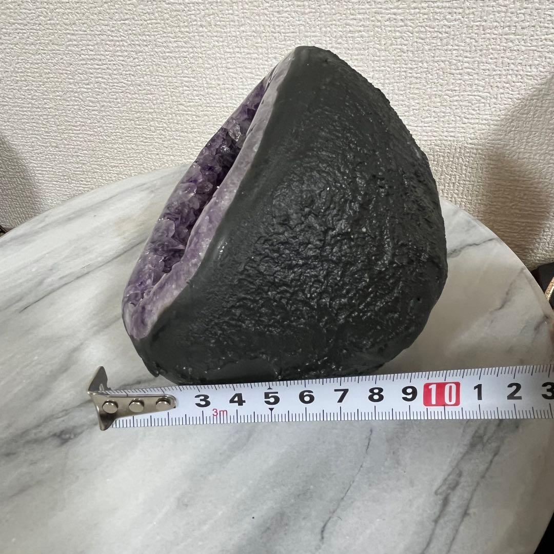 【天然石】アメジスト ドーム 紫水晶 クラスター 原石 パワーストーン 台座付き