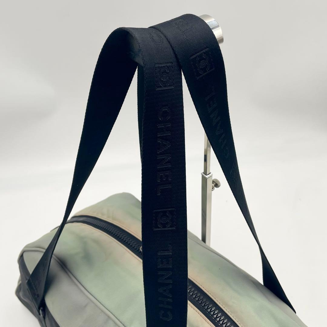 CHANEL スポーツライン ボストンバッグ ココマーク Gカード&シール◎