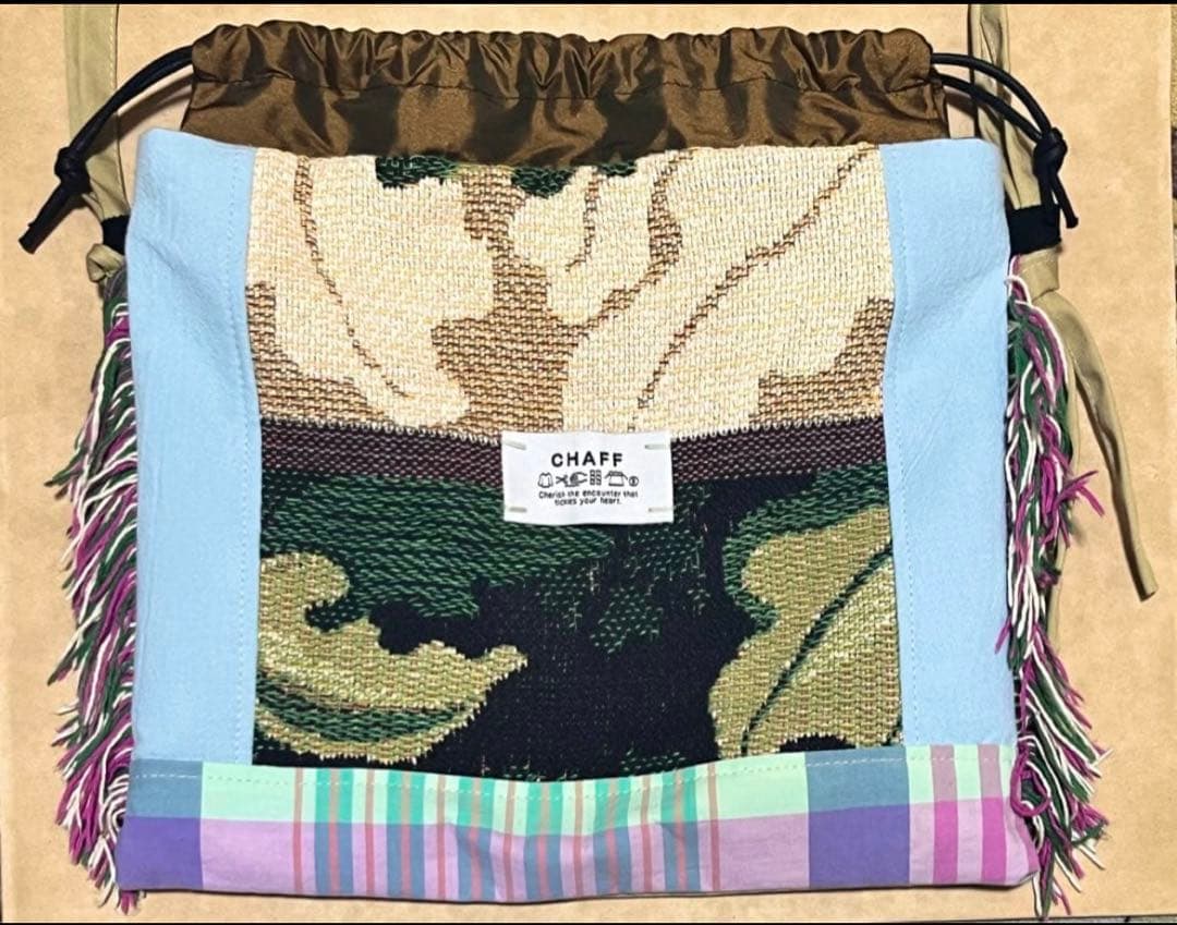 CHAFF 巾着ショルダーバッグ